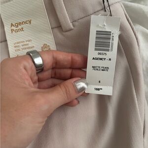 Aritzia Agency Pant in Soft Beige pink